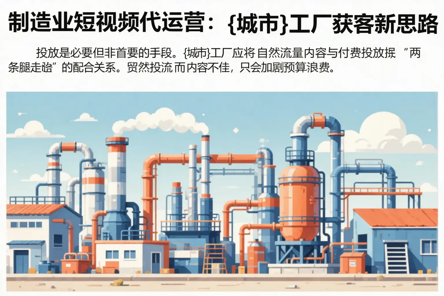 制造业短视频代运营:柳江工厂获客新思路